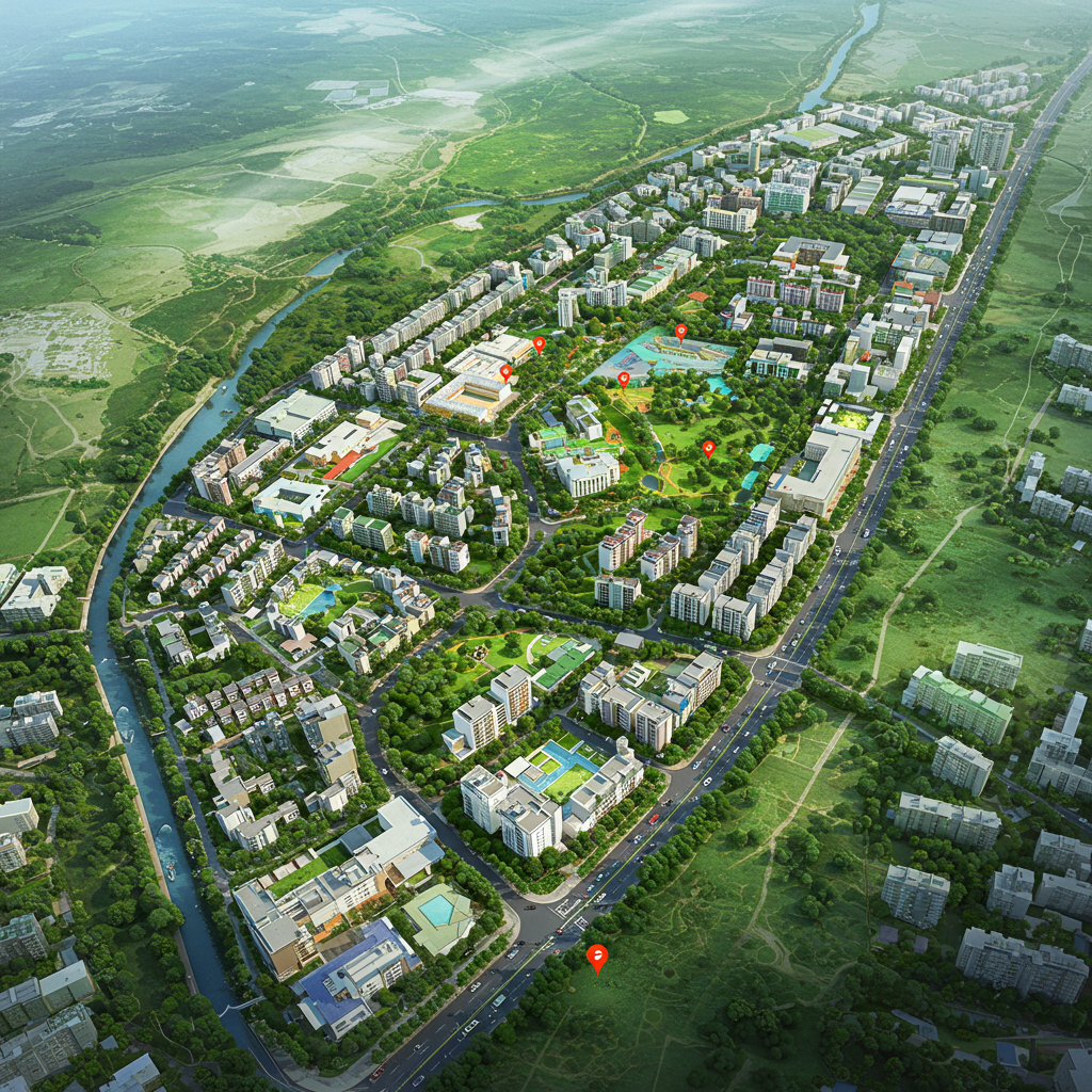 4. Bản Đồ Quy Hoạch Khu Dương Kinh: 